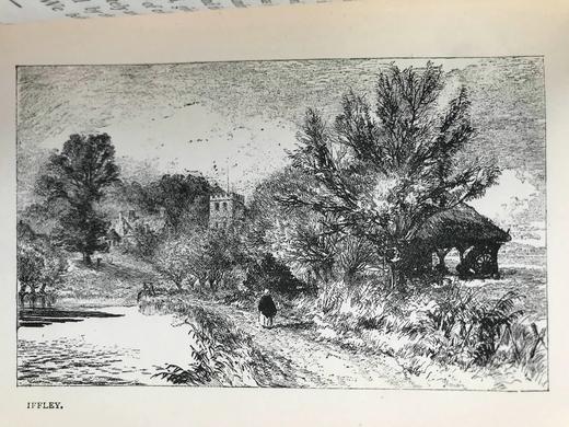 1909年 安德鲁·朗格《牛津风物志》 数十幅插图 漆布精装36开 商品图12