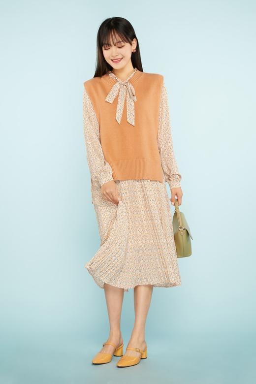 L.Fleuri 马甲印花套装连衣裙 11372 商品图0