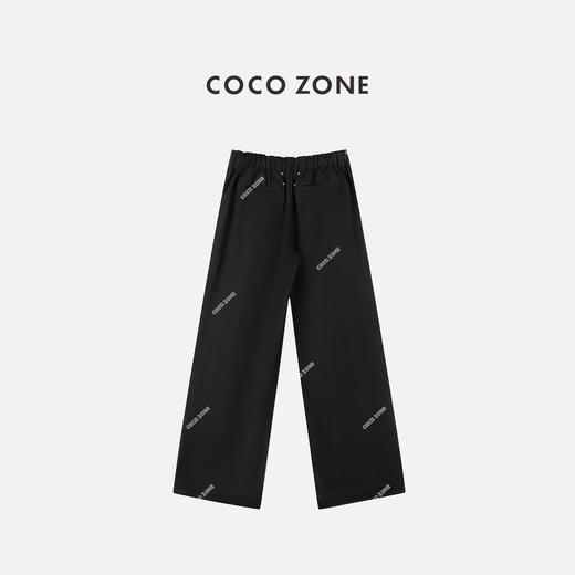 COCO ZONE 女士简约显瘦休闲裤纯色通勤直筒裤 CC1C1867 商品图1