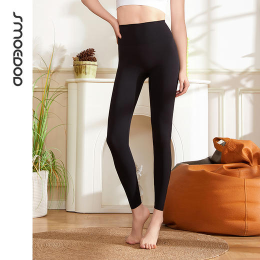 SMOEDOD/水沐伊朵九分无尺码无尴尬线瑜伽裤后腰口袋不挑身材不掉裆高腰塑形亲肤吸排速干6627 商品图1