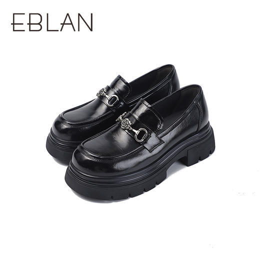 伊伴潮流新款薄底乐福鞋单鞋B25178237 商品图4