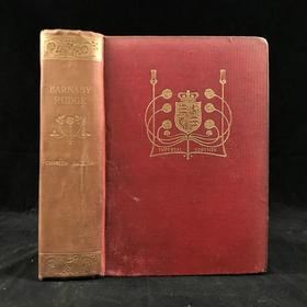 1901年 狄更斯《巴纳比·拉奇》 8幅插图 漆布精装大32开