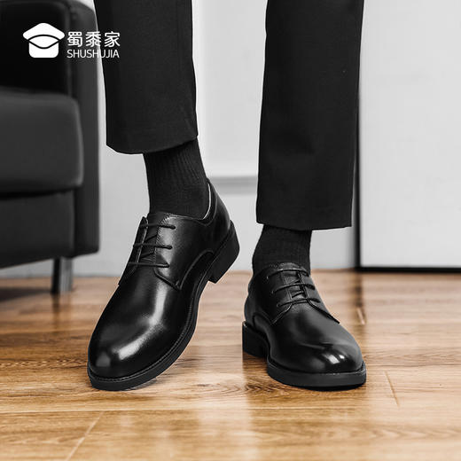 【经典系带皮鞋】商务正装皮鞋透气休闲通勤皮鞋XP406 商品图11