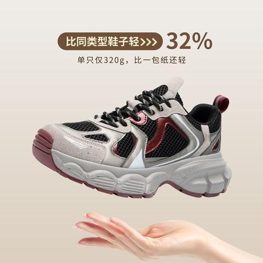 ZHR则则复古老爹鞋女2024秋季新款厚底增高板鞋百搭运动休闲鞋女 商品图4