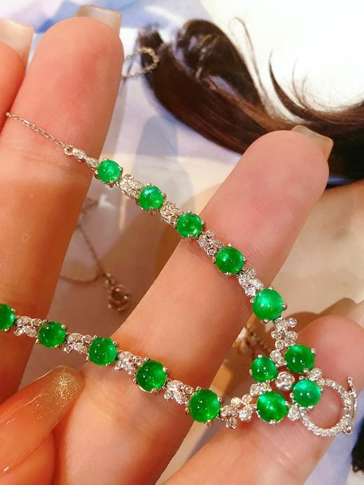 4.5ct糖塔祖母绿项链 商品图2