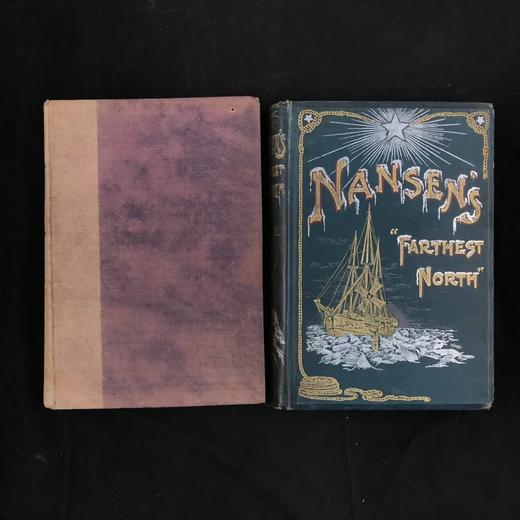 1898年 弗里乔夫·南森《极北之旅》（全2卷） 约百幅插图 漆布精装18开 商品图2