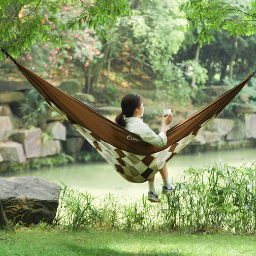 【自营】 外交官Diplomat 休闲吊床 190T尼丝纺 库斯棉布 轻薄耐磨抗撕裂 商品图2