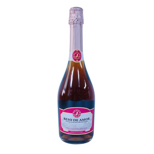 【北京仓】唇醇之恋无醇桃红起泡葡萄酒750ml 商品图0