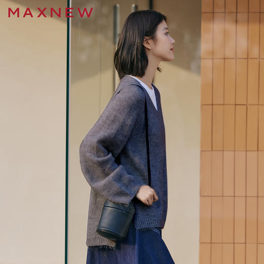 【毛衫】廓形V领毛衫 1P1222503 商品图1