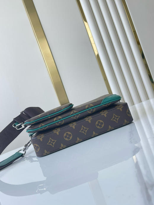 春季特惠💰850 原单LV M12766 尺寸：25×18.5×7cm TRIO 老花邮差包 商品图3