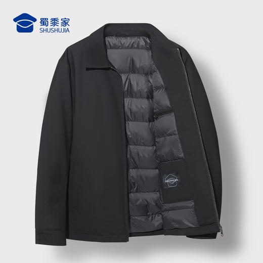 【翻领羽绒夹克外套】白鸭绒通勤行政夹克通勤保暖羽绒服外套 商品图5