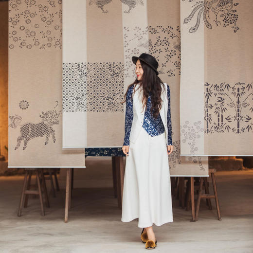 【林栖设计小店】亚麻马夹复古百搭气质修身显瘦2025春季新品外套上衣女 1951146 商品图3