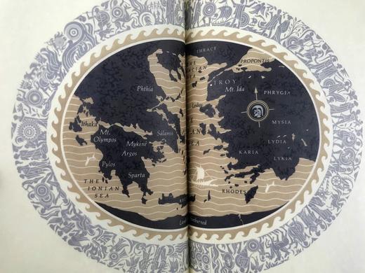 限量版！荷马史诗《伊利亚特》 卷首1幅插图 豪华皮装 大32开 商品图3