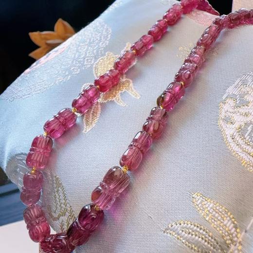 6mm-13mm多圈全色红碧玺手链 商品图3