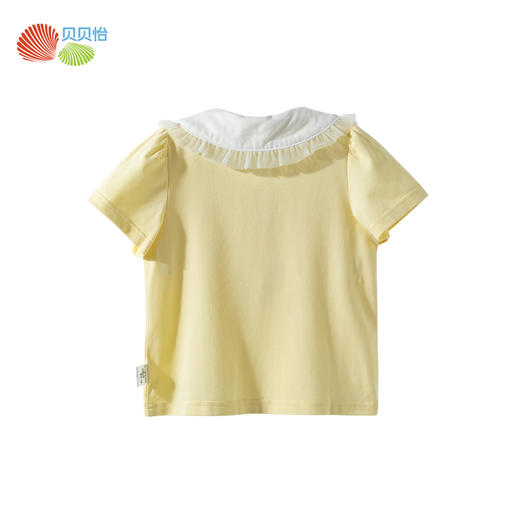 贝贝怡2025年新款女童百搭上衣短袖T恤 商品图3