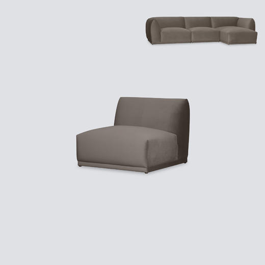 NS家居 ns furniture软包布艺组合沙发NSSF-5484-C2 商品图2