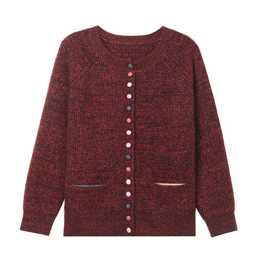 CC-89-2527小个子毛衣外套女士2025春季新款条纹洋气针织衫开衫短款上衣外搭 商品图4