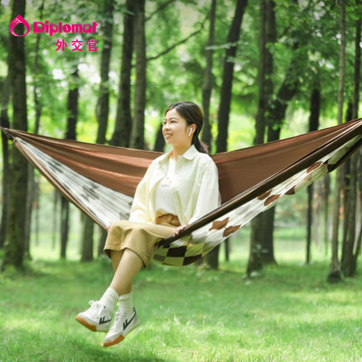 【自营】 外交官Diplomat 休闲吊床 190T尼丝纺 库斯棉布 轻薄耐磨抗撕裂 商品图1