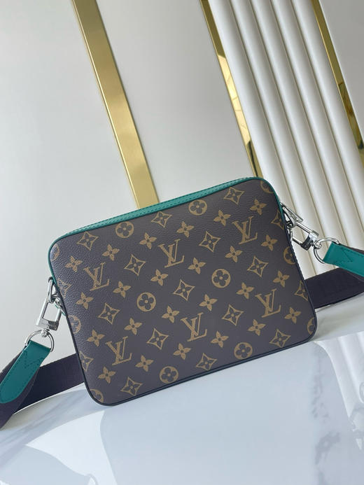 春季特惠💰850 原单LV M12766 尺寸：25×18.5×7cm TRIO 老花邮差包 商品图2