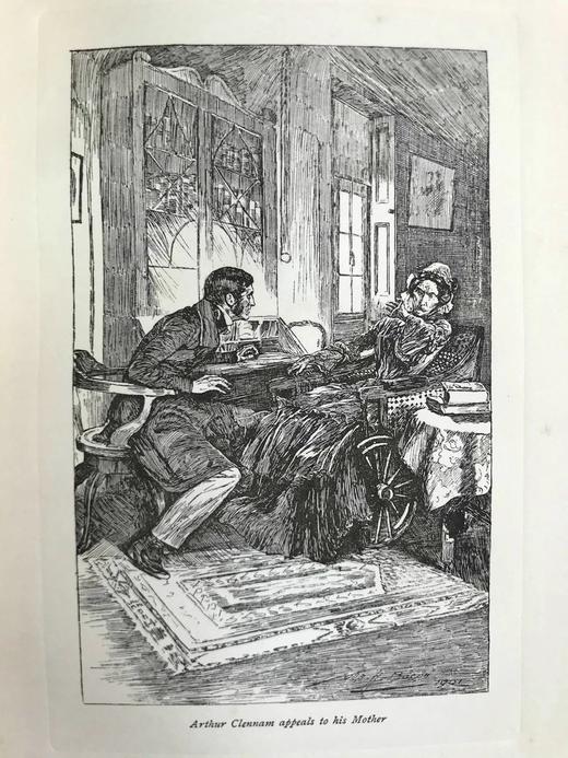 1902年 狄更斯《小多丽特》 8幅插图 漆布精装大32开 商品图6