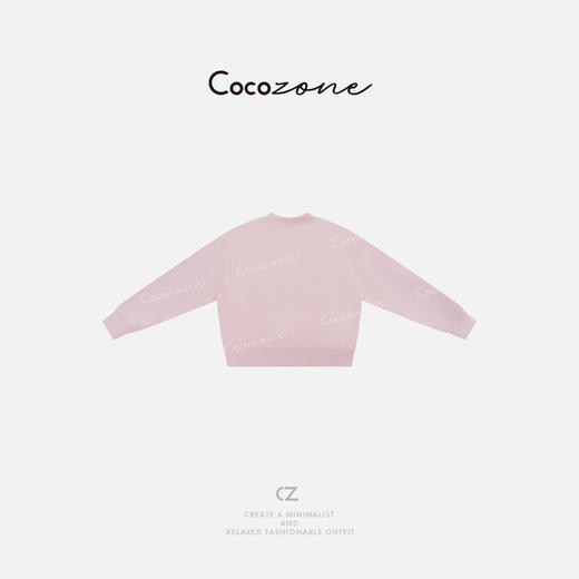 COCO ZONE 100棉简约纯色休闲套头长袖卫衣ACD2A0054 商品图1