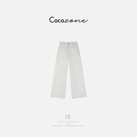 COCO ZONE 美式高级感显瘦垂感直筒牛仔裤ACD1A0226