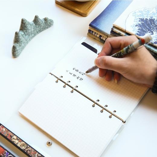 【4支】晨光ARP57511大英博物馆北斋速干水性签字笔 直液式 学生中性笔0.38 商品图3