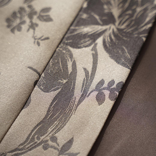 丁摩 东方禅意新中式国风外套桑蚕丝提花宽松设计感桑蚕丝上衣5ZF-0026 商品图2