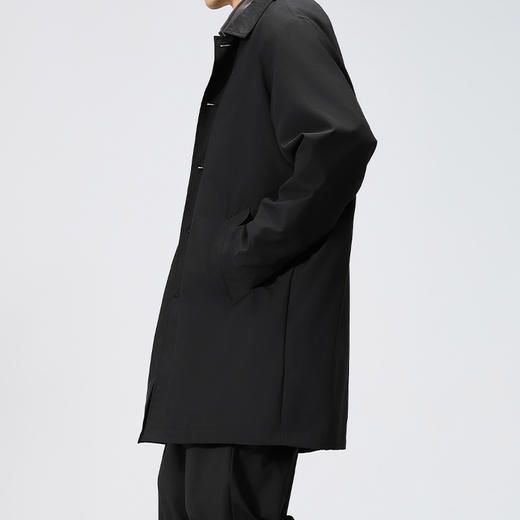 【特大码】【新款DPX】360斤大依优型大码中长款风衣翻领潮流加肥加大码上衣外套休闲男士 商品图6