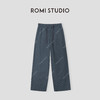 ROMI STUDIO“素衣系列”工艺棉撞色肤感新中式直筒休闲裤 24SSK627 商品缩略图0