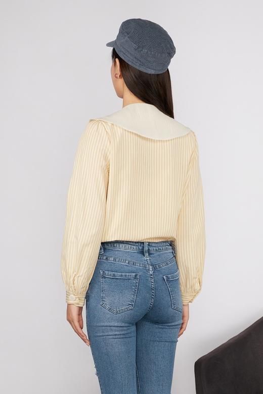 amadella 条纹撞色领衬衣 11354 商品图2