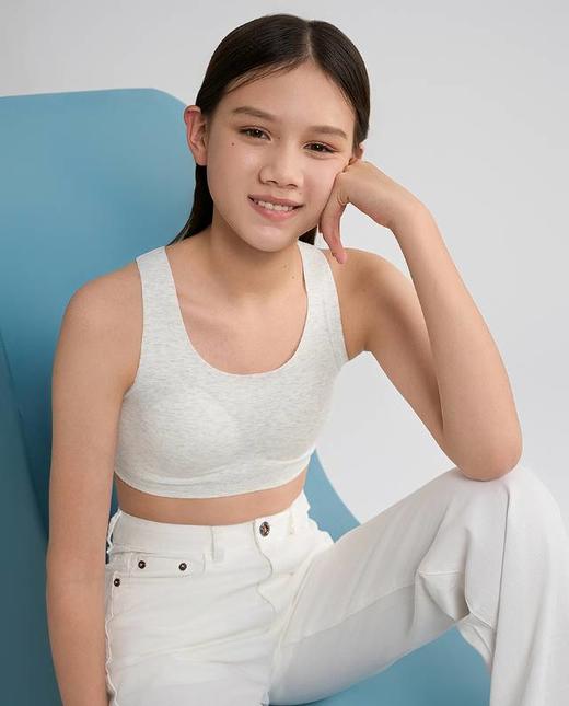 【春上新】8楼爱慕儿童Aimer Kids女孩小奶皮三阶段背心式运动文胸AJ115G894，吊牌价299元 商品图1