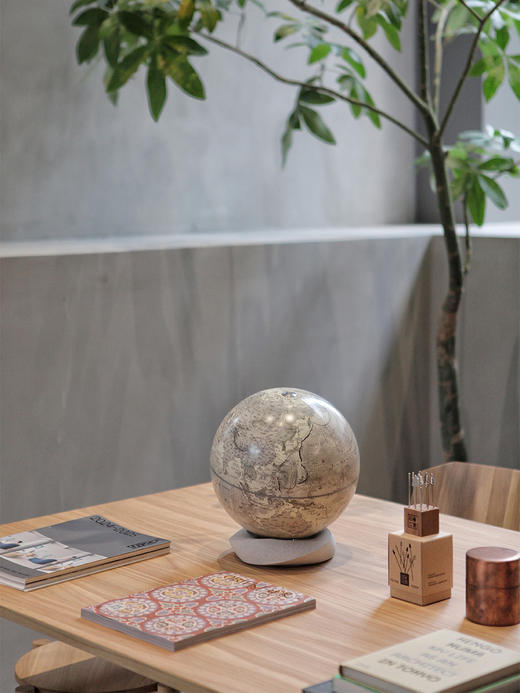 Homely Globe/宏微 云环底座地球仪 25cm 地球仪客厅书房桌面装饰摆件生日节日礼物 商品图2