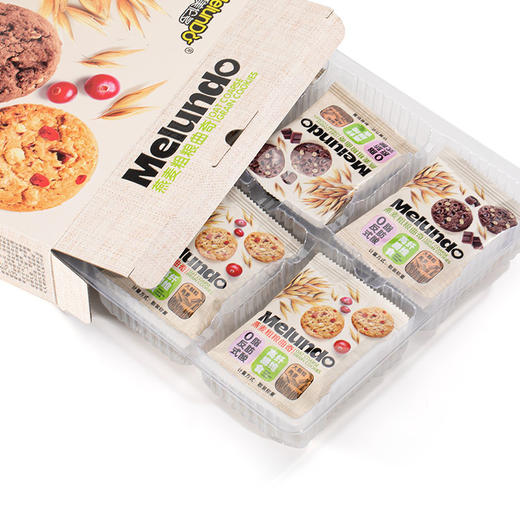 【2盒装】美伦多·燕麦粗粮曲奇 蔓越莓味&巧克力味 商品图6