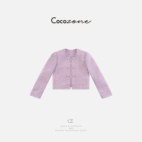 COCO ZONE 2025新款法式小香风小众圆领外套ACD1A0097