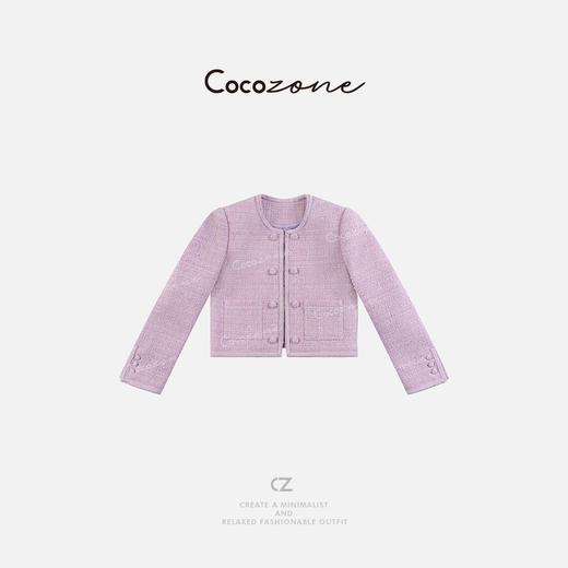 COCO ZONE 2025新款法式小香风小众圆领外套ACD1A0097 商品图0