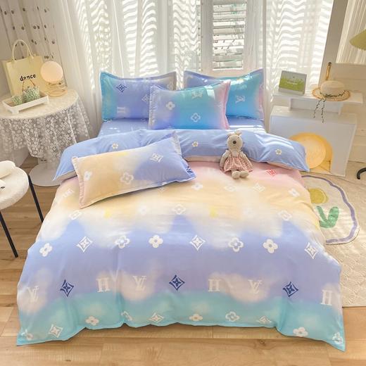 春秋款纯棉加厚磨毛四件套三件套床上用品 商品图2