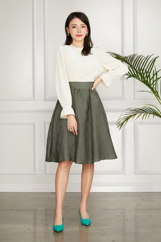 Le Malene 复古提花A型半裙 11375 商品图4