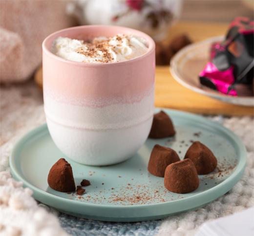 法国Truffettes乔慕松露形黑巧克力花朵礼盒(70%可可) 商品图4