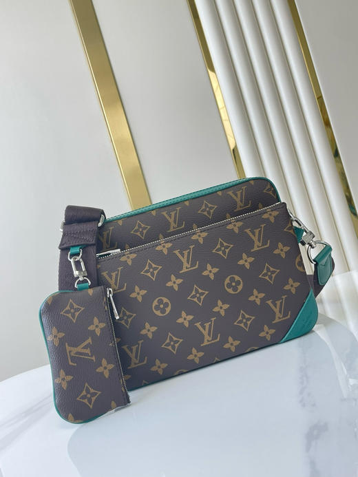 春季特惠💰850 原单LV M12766 尺寸：25×18.5×7cm TRIO 老花邮差包 商品图1