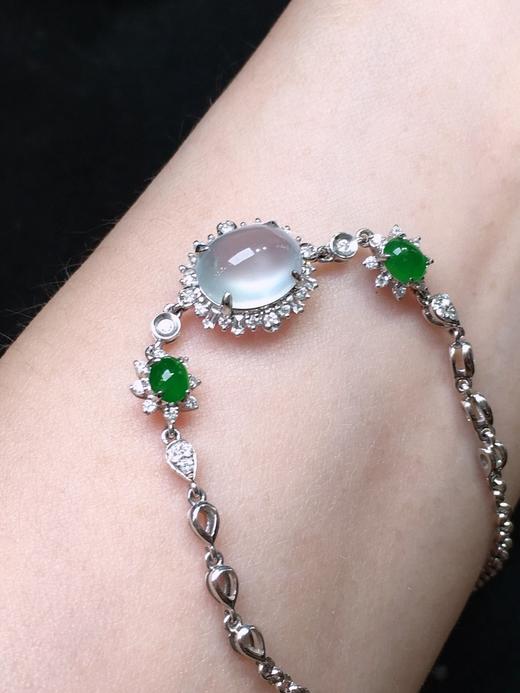 蛋面翡翠手链 商品图1