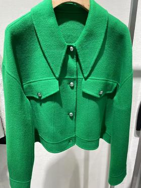 4F 丽雪双面呢短款大衣