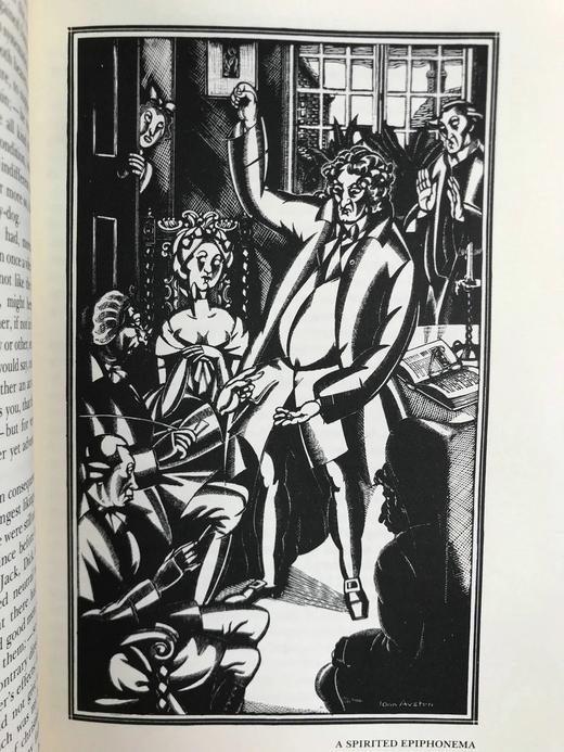 限量版！劳伦斯·斯特恩《项狄传》 约翰·奥斯丁12幅版画插图 豪华皮装18开 商品图5