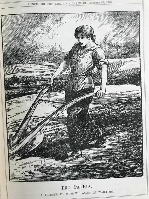 1916年1-6月 英国讽刺漫画杂志《笨拙》 漆布精装16开 商品图14