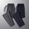 【新款DK】大依优型大码松紧腰直口束口休闲运动裤卫裤休闲裤加肥加大长裤胖子裤子 商品缩略图9