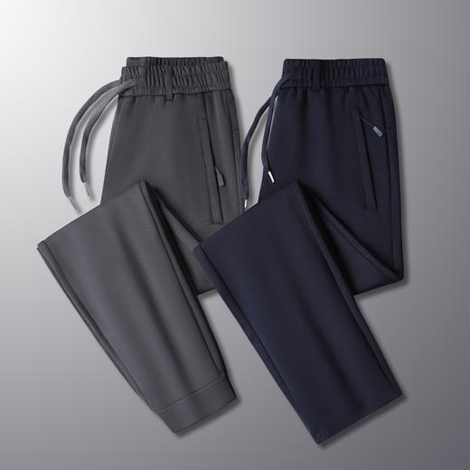 【新款DK】大依优型大码松紧腰直口束口休闲运动裤卫裤休闲裤加肥加大长裤胖子裤子 商品图9