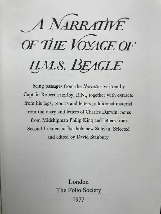 达尔文《比格尔号航海日记》 12幅彩色插图 精装16开带书匣 商品图2