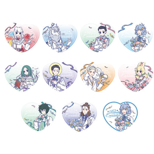 《非人哉官方店》礼遇系列透卡盲盒原创动漫pet心形彩窗礼物收藏卡 商品图4