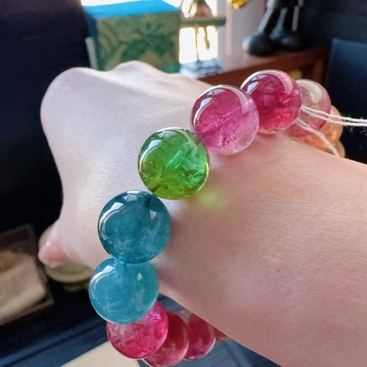 12mm-13mm单圈彩虹碧玺手串 商品图4