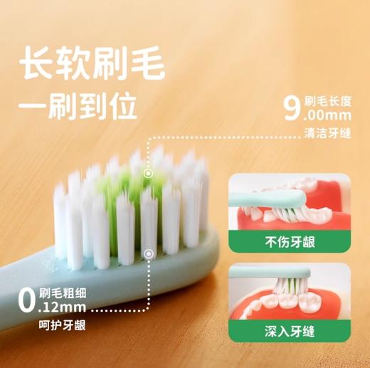 绿鼻子儿童牙刷软毛0到3岁幼儿3到6岁小孩专用4岁宝宝2岁以上小头 商品图1